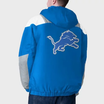 Detroit Lions Half-Zip Pullover Jacket