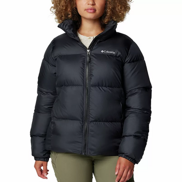 Women's Puffer Columbia Full Zip Jacket – Water-Repellent, Heavyweight Warmth