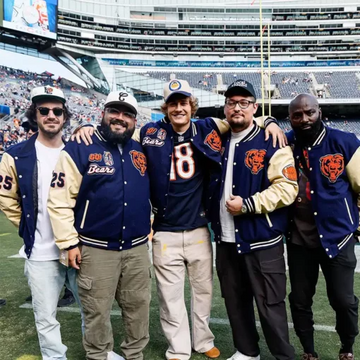 Lyrical Lemonade x Chicago Bears Letterman Varsity Jacket