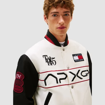 Tommy Hilfiger F1 Movie Racing Varsity Jacket