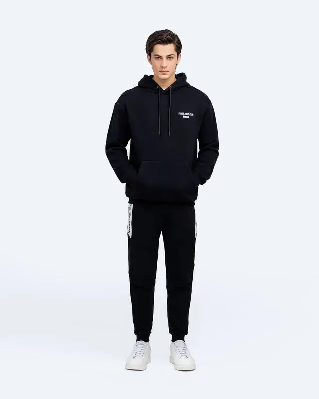 Graphic Print Pullover Hoodie - Orca Cloths