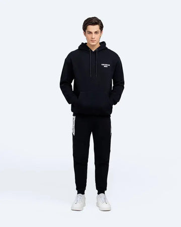 Graphic Print Pullover Hoodie - Orca Cloths