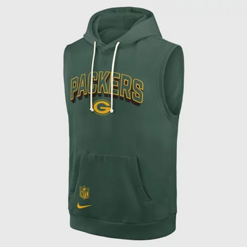 Green Bay Packers Sideline Sleeveless men's Hoodie