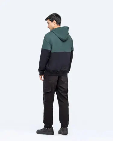 Green Regular Fit Zipper Hoodie - Orca Cloths