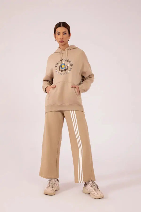 Keep Hydrated Graphic Hoodie – Khaki - Orca Cloths