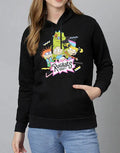 Ladies' Rugrats Printed Pullover Hoodie – Black - Orca Cloths