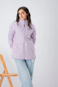 Lilac Puffer Jacket – Cozy & Chic Winter Essential - Orca Cloths