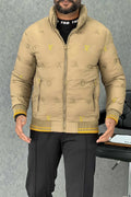 Luis Vten Imported Puffer Jacket with Embossed Branding