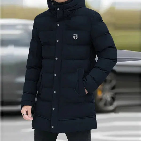 Men’s Black Quilted Puffer Jacket – Warm, Stylish & Functional - Orca Cloths