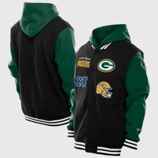 New Era Green Bay Packers Hoodie Jacket