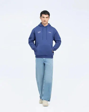 Vibrant Color Blur Fleece Pullover Hoodie Orca Cloths