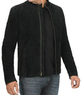 Bond Men's Black Casual Suede Jacket - Orca Cloths
