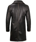 Bryson Rub Off Brown Leather Car Coat - Orca Cloths