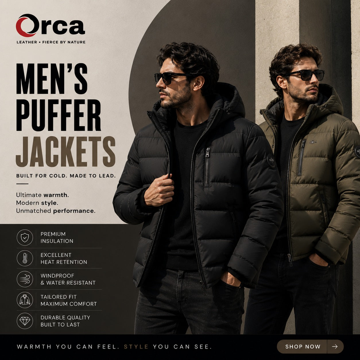 Men's Puffer Jackets Collection