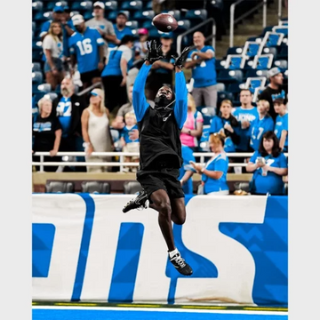 Detroit Lions Sideline Pre-Game Half-Zip Hoodie Jacket