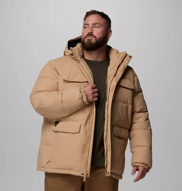 Landroamer™ Men’s Puffer Jacket – Warmth & Comfort in Big Fit