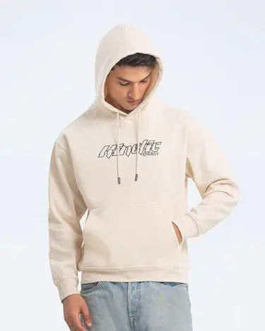 Bold Typographic Print Hoodie - Orca Cloths