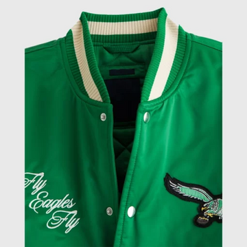 Abercrombie Philadelphia Eagles Varsity Bomber Jacket