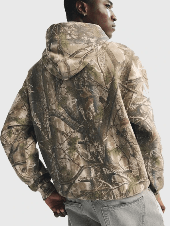 Abercrombie San Francisco 49ers Camo Graphic Popover Hoodie