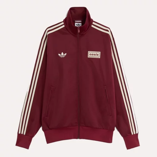 Adidas x Oasis Maroon Track Jacket