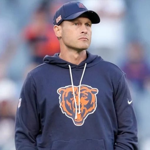 Ben Johnson Chicago Bears 2025 Sideline Hoodie