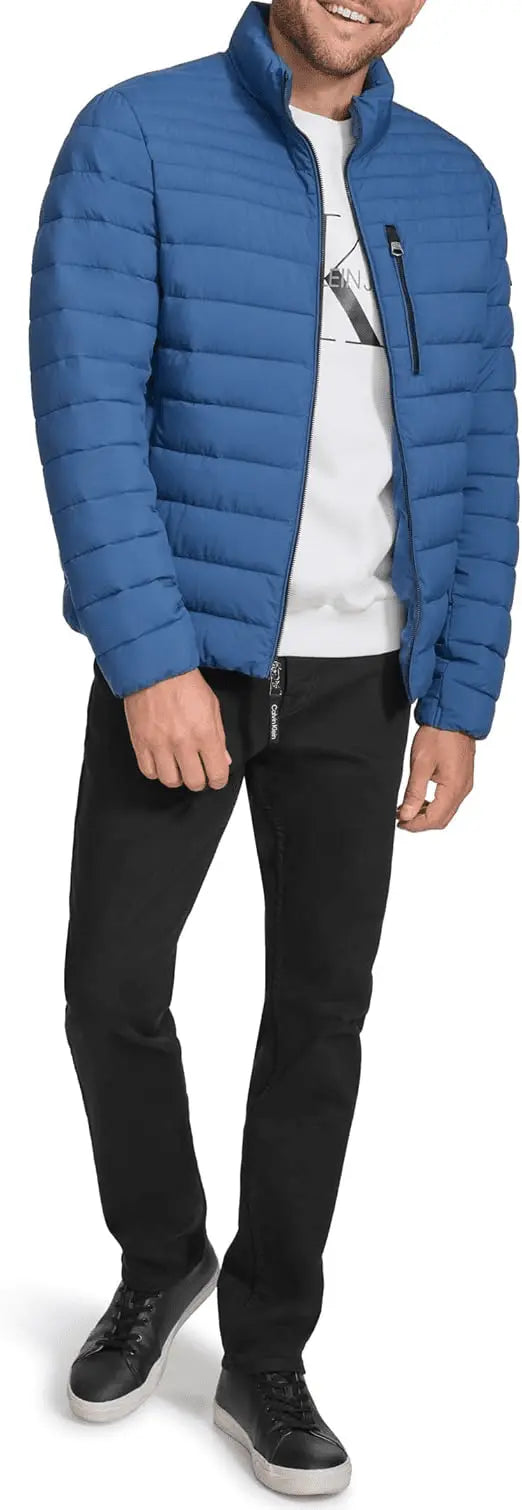 Calvin Klein Full Zip Down Men's Puffer Coat
