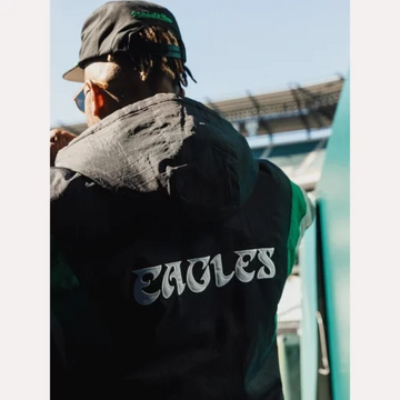 Philadelphia Eagles Vintage 90s Men's Starter Jacket – Midnight Green & Black Edition