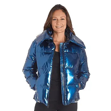 Fleet Street Shiny Women's Puffer Coat