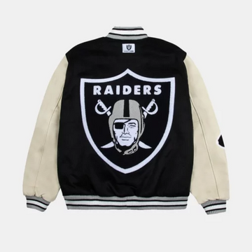 GOLF WANG Las Vegas Raiders Letterman Jacket
