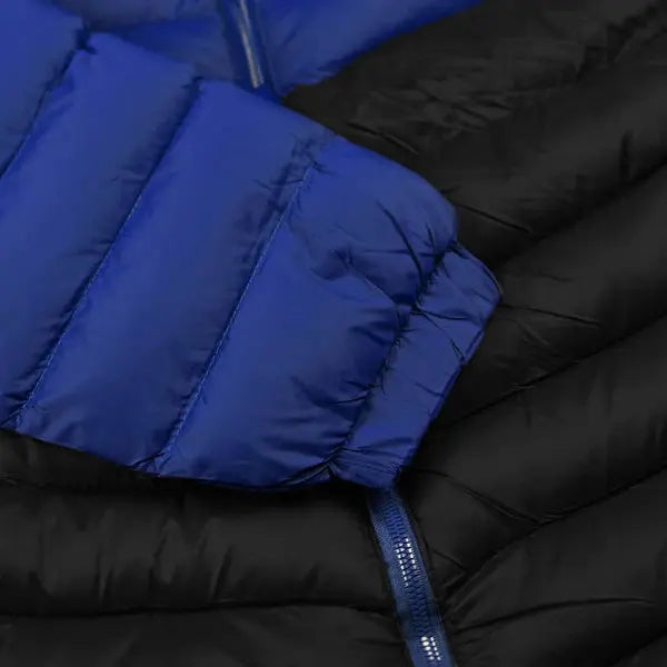 Imported Color Block Cross-Seam Heavy Insulated Puffer Jacket for Men - Orca Cloths