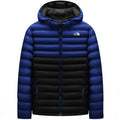 Imported Color Block Cross-Seam Heavy Insulated Puffer Jacket for Men - Orca Cloths