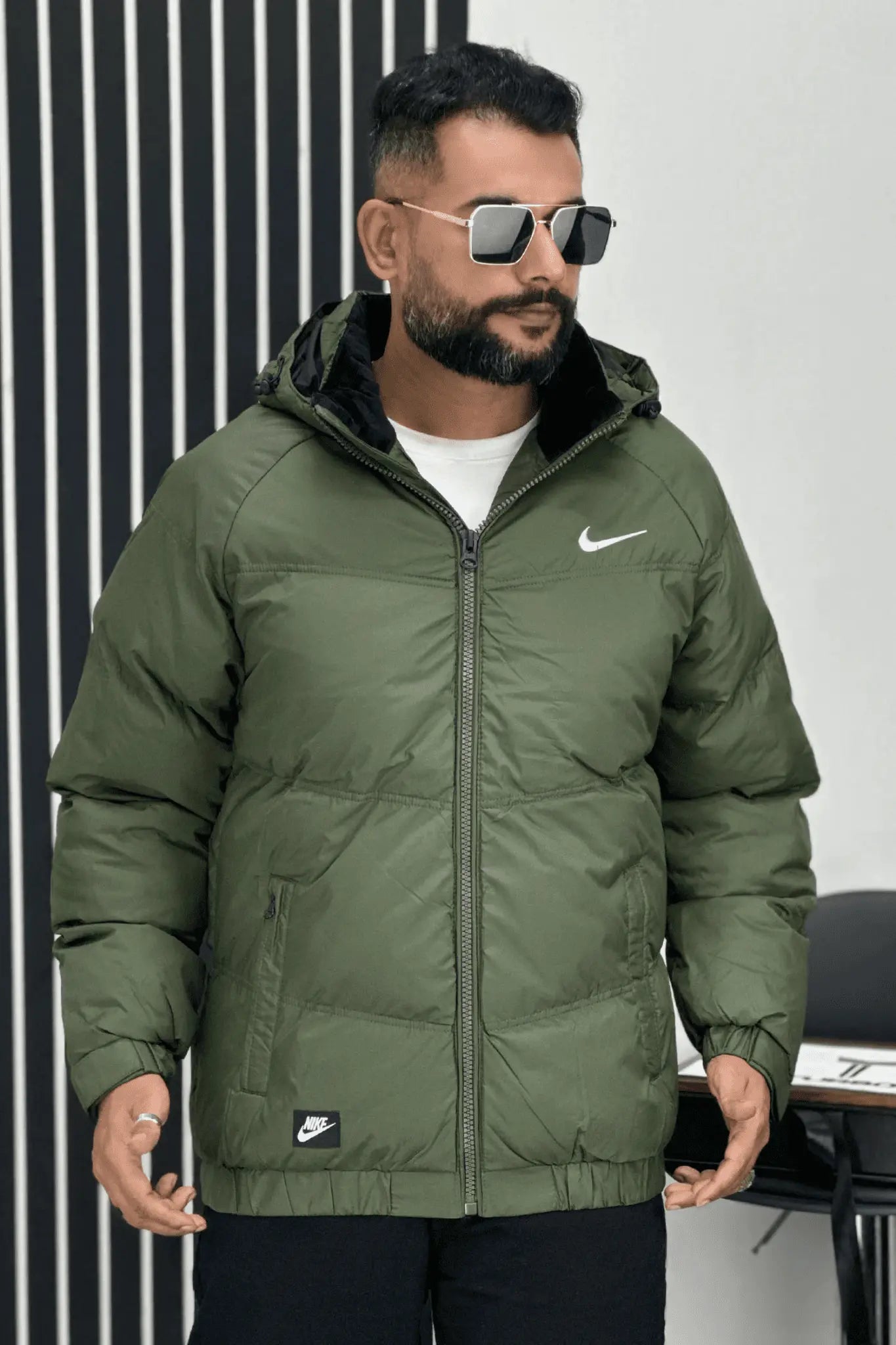 Imported Signature Quilted & Padded Men's Puffer Jacket