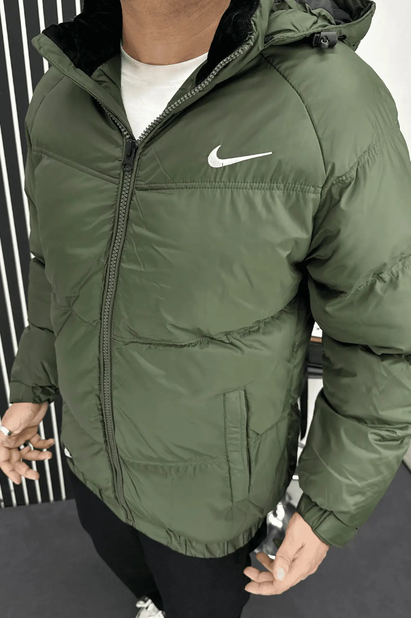 Imported Signature Quilted & Padded Men's Puffer Jacket