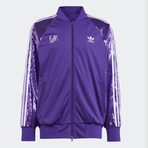 KoRn x Adidas Purple Sequin Tracksuit