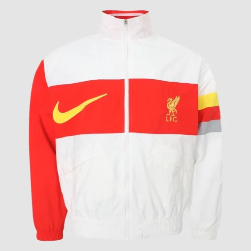 LFC Nike Mens White Heritage Jacket