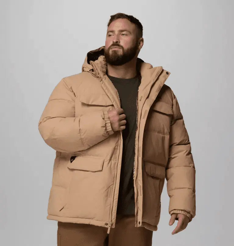 Landroamer™ Men’s Puffer Jacket – Warmth & Comfort in Big Fit