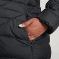 Long Down Women's Puffer Jacket with Hood – Sustainable, Warm & Water-Resistant