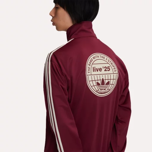 Adidas x Oasis Maroon Track Jacket