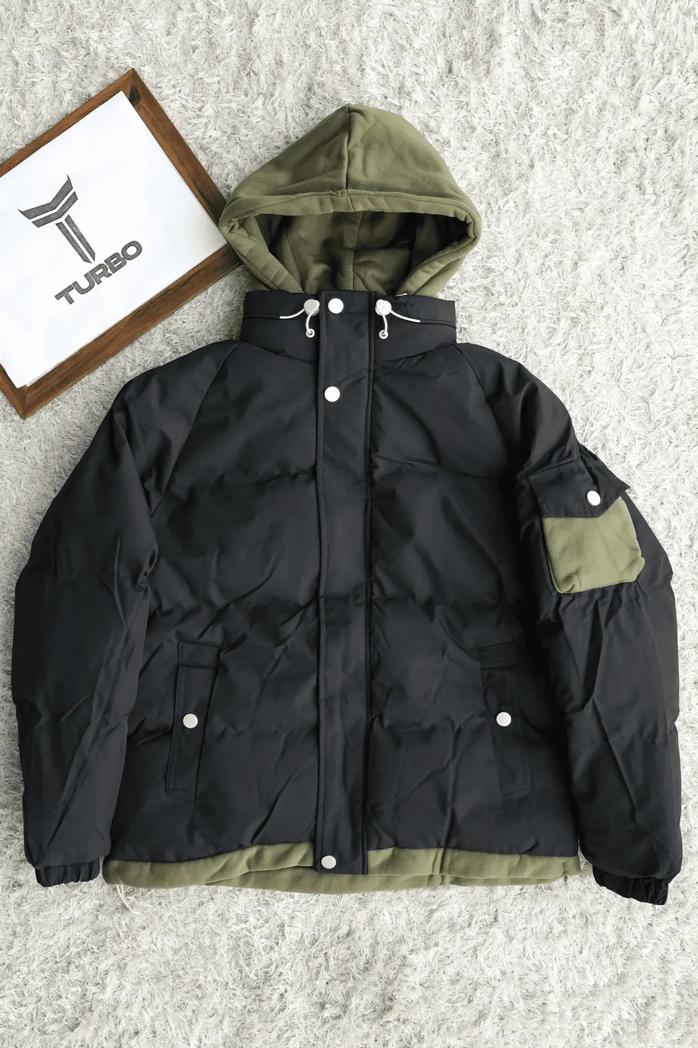 Men's Puffer Bubble Jacket – Lightweight Warmth in Parachute Fabric