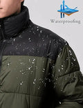 Men’s Puffer Jacket Winter Warm Lightweight Waterproof Long Sleeve Zip Up Quilted Parka Jackets