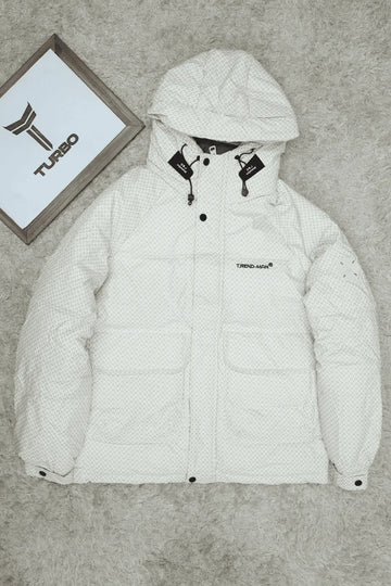 Men’s Puffer Jacket – Parachute Fabric | Bubble Padded Winter Coat