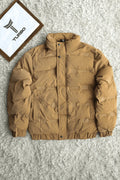 Men's Puffer Textile Design Quilted Padded Imported Jacket