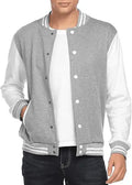 Men’s Varsity Jacket, Slim Fit, Cotton, Letterman, Baseball Bomber