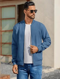 Men’s Varsity Softshell Jacket – Lightweight Casual Flight Cotton Bomber Coat
