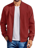 Men’s Varsity Softshell Jacket – Lightweight Casual Flight Cotton Bomber Coat