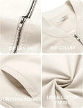 Men’s Varsity Softshell Jacket – Lightweight Casual Flight Cotton Bomber Coat