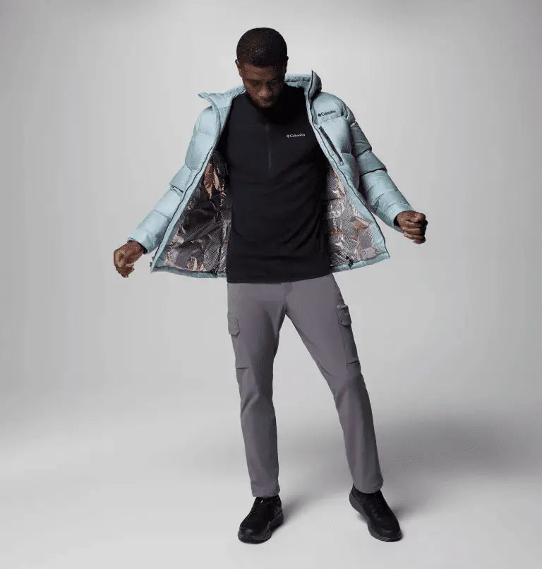 Men's puffer Cloudview™ Down Hooded Jacket