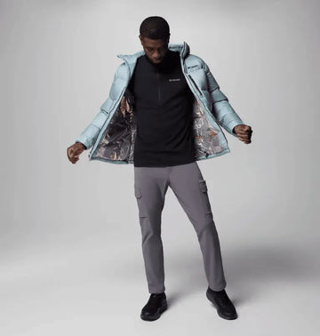 Men's puffer Cloudview™ Down Hooded Jacket