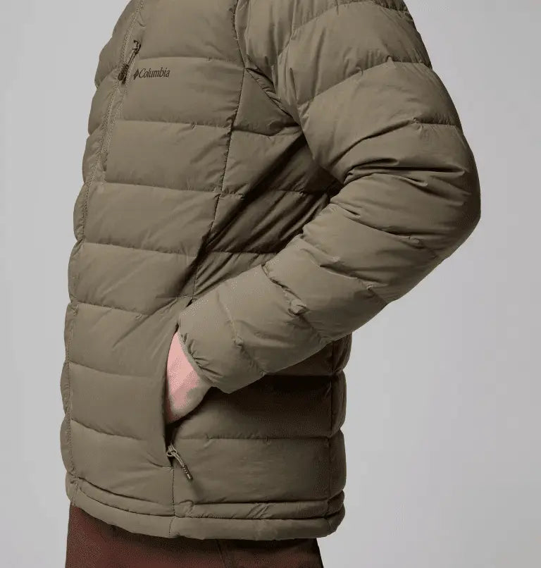 Men's puffer Drift Peak™ Stretch Down Hooded Jacket