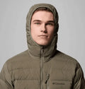 Men's puffer Drift Peak™ Stretch Down Hooded Jacket